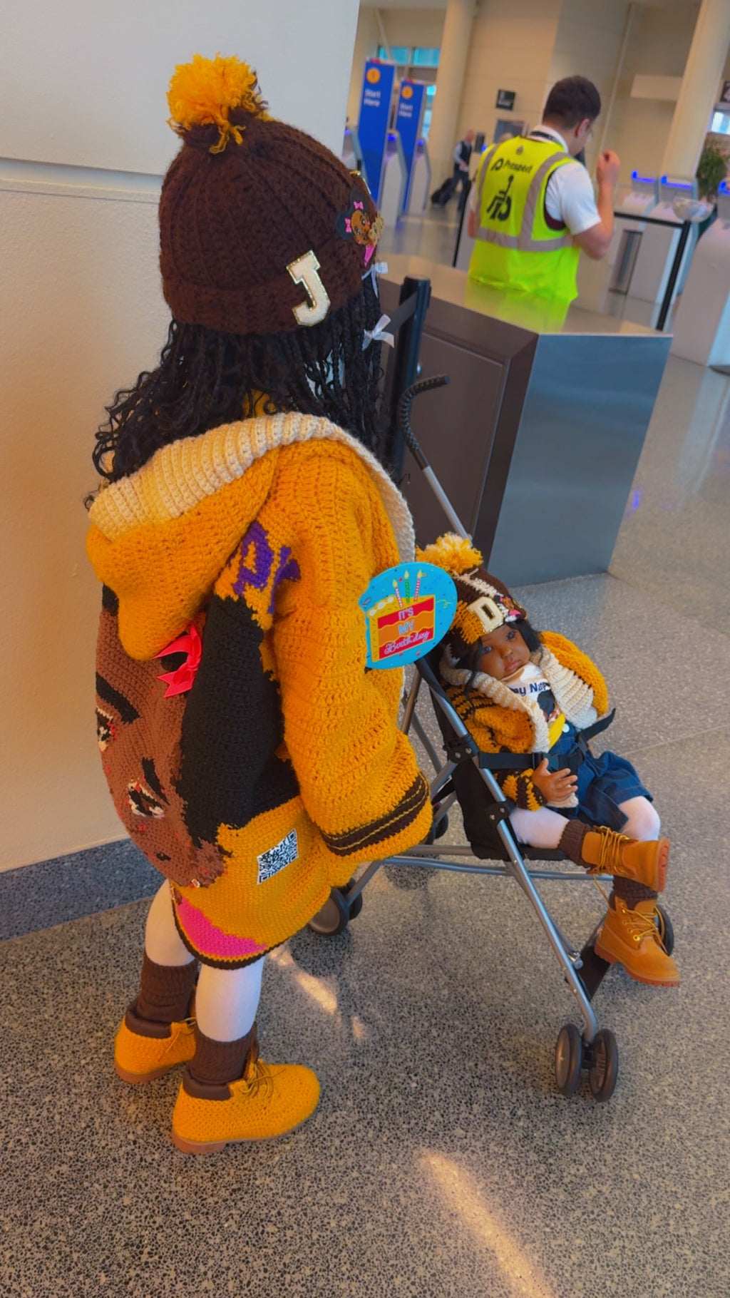 3D crochet sweater toddlers