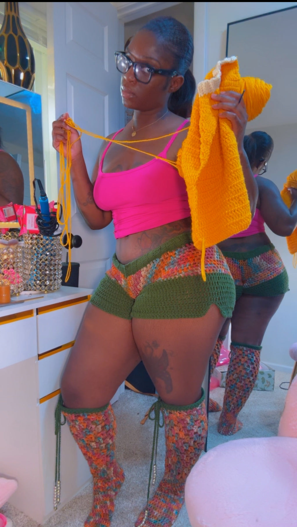 Shorts n socks crochet