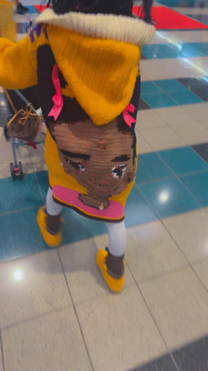 3D crochet sweater toddlers