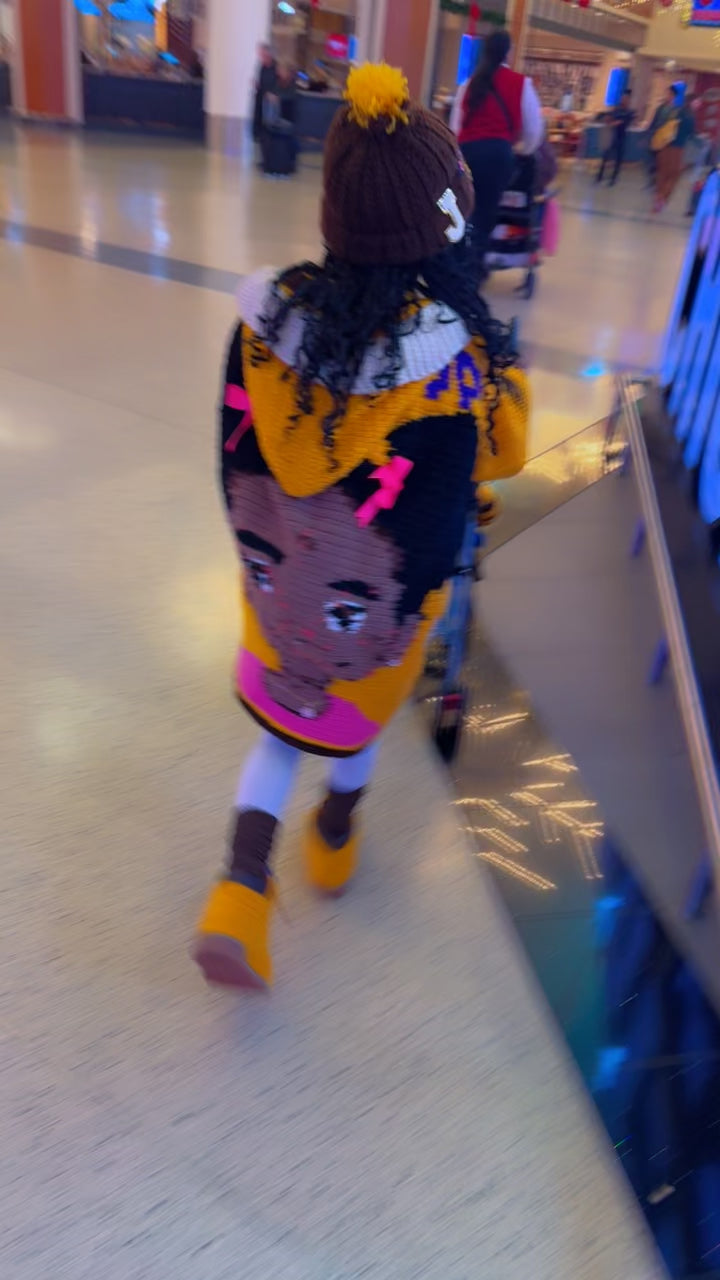 3D crochet sweater toddlers